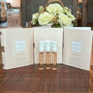NEW Christian Siriano SILHOUETTE AU NATUREL Fragrance + LIPGLOSS Sample TRIO!